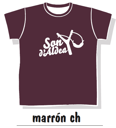 camiseta marrón